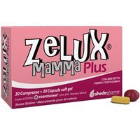 Shedir Pharma Zelux Mamma Plus Integratore, 30 Compresse + 30 Capsule