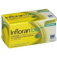 Sit Laboratorio Farmaceutico Infloran Bio Plus - Integratore per la flora intestinale, 20 compresse