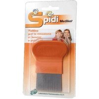 Sit pettine Spidi Mediker - Pettine a denti stretti per la rimozione di lendini e pidocchi, 1 pezzo