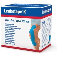 Sixtus Leukotape K - Sixtus italia benda anelastica azzurro, rocchetto 5 m x 5 cm