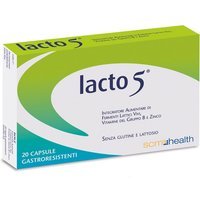 SMC Healt Lacto 5 Integratore Alimentare di Fermenti Lattici, 20 Capsule