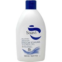 Soavì Detergente Doccia Schiuma Pelli Sensibili, 500ml