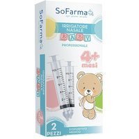 SoFarmaPiù Irrigatore Nasale Baby 4+ mesi, 2 pezzi