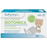 SoFarmaPiù Soluzione Isotonica Naso Occhi e Orecchie, 20 flaconcini