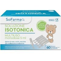 SoFarmaPiù Soluzione Isotonica Naso Occhi e Orecchie, 60 flaconcini