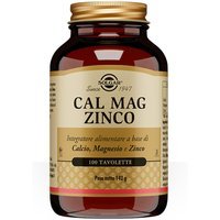 Solgar Cal Mag Zinco Integratore Alimentare, 100 Tavolette