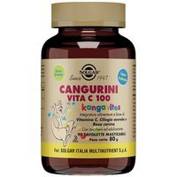 Solgar Cangurini Vita C100 Integratore per Bambini, 90 Tavolette Masticabili