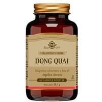 Solgar Dong Quai - Integratore Solgar per disturbi del ciclo e menopausa, 100 capsule vegetali