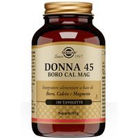 Solgar Donna 45 Boro Cal Mag Integratore Alimentare, 100 Tavolette
