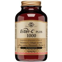Solgar Ester-C Plus 1000 Integratore Vitamina C a pH Tamponato, 90 Tavolette