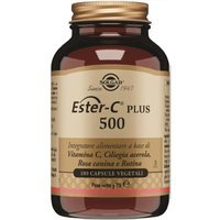 Solgar Ester C Plus 500 Integratore Sistema Immunitario, 100 Capsule Vegetali