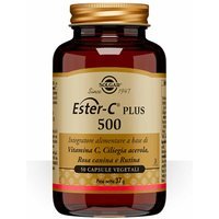 Solgar Ester C Plus 500 Integratore Sistema Immunitario, 50 Capsule Vegetali