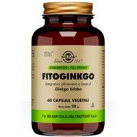 Solgar Fitoginkgo Integratore Alimentare Antiossidante, 60 Capsule Vegetali
