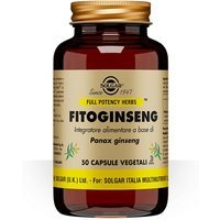 Solgar Fitoginseng - Un integratore Solgar fitoginseng per stanchezza e stress, 50 capsule vegetali