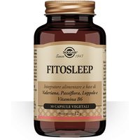 Solgar Fitosleep Integratore Sonno e Rilassamento, 30 Capsule Vegetali