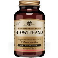 Solgar Fitowithania Integratore Tonico Adattogeno, 60 Capsule Vegetali