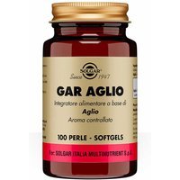 Solgar Gar Aglio Integratore Antiossidante Apparato Cardiovascolare, 100 Perle