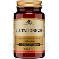 Solgar Glutatione 250 Integratore Alimentare, 30 Capsule Vegetali