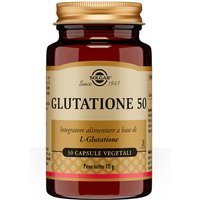 Solgar Glutatione 50 Integratore Alimentare, 30 Capsule Vegetali