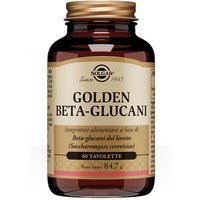 Solgar Golden Beta-Glucani Integratore Alimentare, 60 Tavolette