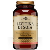 Solgar Lecitina di Soia Integratore Alimentare per il Colesterolo, 100 Perle