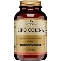 Solgar Lipo Colina Integratore Funzione Epatica, 100 Capsule Vegetali