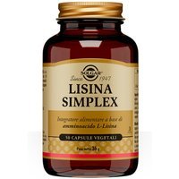 Solgar Lisina Simplex Integratore Alimentare, 50 Capsule Vegetali