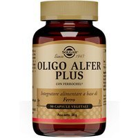 Solgar Oligo Alfer Plus Integratore di Ferro, 90 Capsule Vegetali