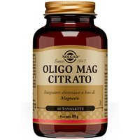 Solgar Oligo Mag Citrato Integratore Alimentare, 60 Tavolette