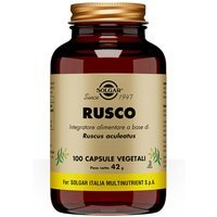 Solgar Rusco Integratore Alimentare, 100 Capsule Vegetali