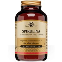 Solgar Spirulina Integratore Ricostituente e di Sostegno, 80 Capsule Vegetali