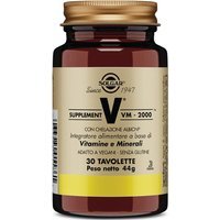 Solgar Supplement VM-2000 Integratore Multivitaminico Minerale, 30 Tavolette