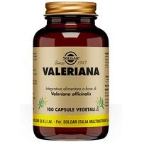 Solgar Valeriana Integratore Sonno Stress e Rilassamento, 100 Capsule Vegetali