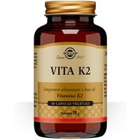 Solgar Vita K2 Integratore Alimentare per le Ossa, 50 Capsule Vegetali