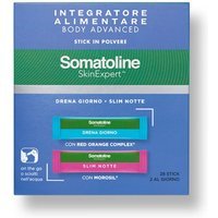 Somatoline Skin Expert Body Advance Integratore Drenante e Controllo del Peso, 28 stick