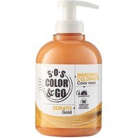 SOS Color & Go Maschera Colorante Dorato Effetto Colorazione Riflessante, 300ml