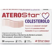 Stardea Aterostar Colesterolo - Integratore Aterostar colesterolo per il microcircolo, 30 compresse
