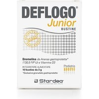 Stardea Deflogo Junior - Integratore per il drenaggio e microcircolo, integratore Stardea 10 bustine