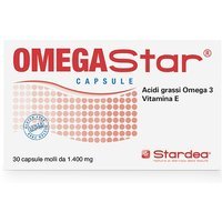 Stardea omegastar - Integratore per la funzione cardiaca e i trigliceridi, 30 capsule molli da 1.400 mg