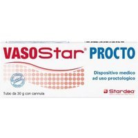 Stardea Vasostar - Crema proctologica vasostar lenitiva per i fastidi delle emorroidi, 30 g