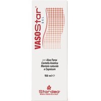 Stardea Vasostar - Stardea gel aloe defaticante per il microcircolo e le gambe pesanti, 150 ml