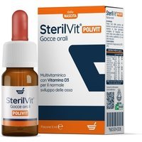 Sterilfarma Sterilvit Polivit - Integratore multivitaminico per le difese, Sterilvit gocce 5 ml
