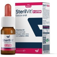 Sterilvit D luteina dha - Integratore per lo sviluppo osseo e la funzione visiva, 5 ml