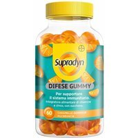 Supradyn Difese Gummy Integratore Vitamina C Vitamina D e Zinco, 60 Caramelle