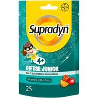 Supradyn Difese Junior Integratore con Vitamina C D e Zinco,25 Caramelle Gommose