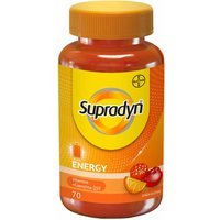 Supradyn Energy Integratore Multivitaminico e Coenzima Q10, 70 Caramelle Gommose