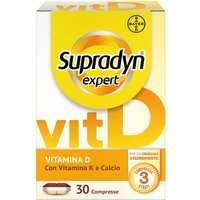 Supradyn Expert Vitamina D Integratore con Vitamina D3 K2, 30 Compresse Assorbimento Ottimizzato