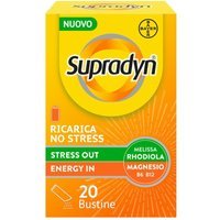 Supradyn Ricarica No Stress Integratore Vitamine e Magnesio, 20 Buste