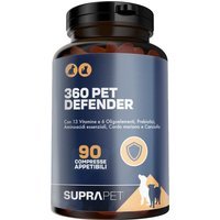 Suprapet 360 Pet-Defender Multivitaminico Cani e Gatti Integratore Vitamine, 90 Compresse