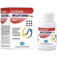 Supravit Fast Melatonina 1 mg Integratore Alimentare 60 Compresse